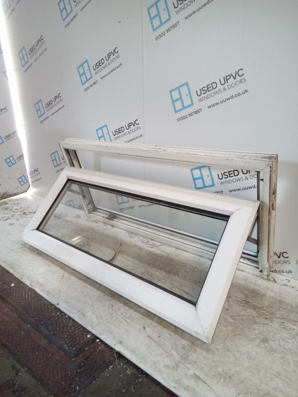 Used White Upvc Window 1020mm x 465mm W0151 - Image 3
