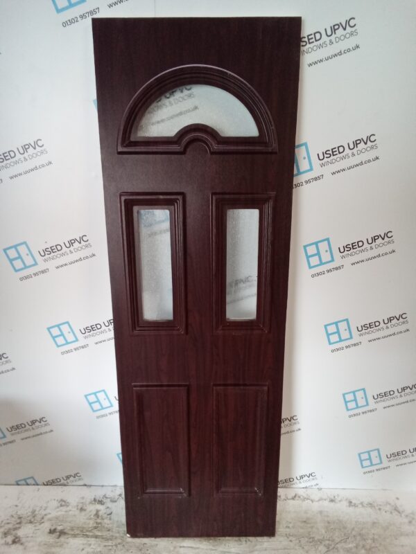 Used Rosewood Upvc Back Door Panel 588mm x 1815mm x 28mm UDP0044