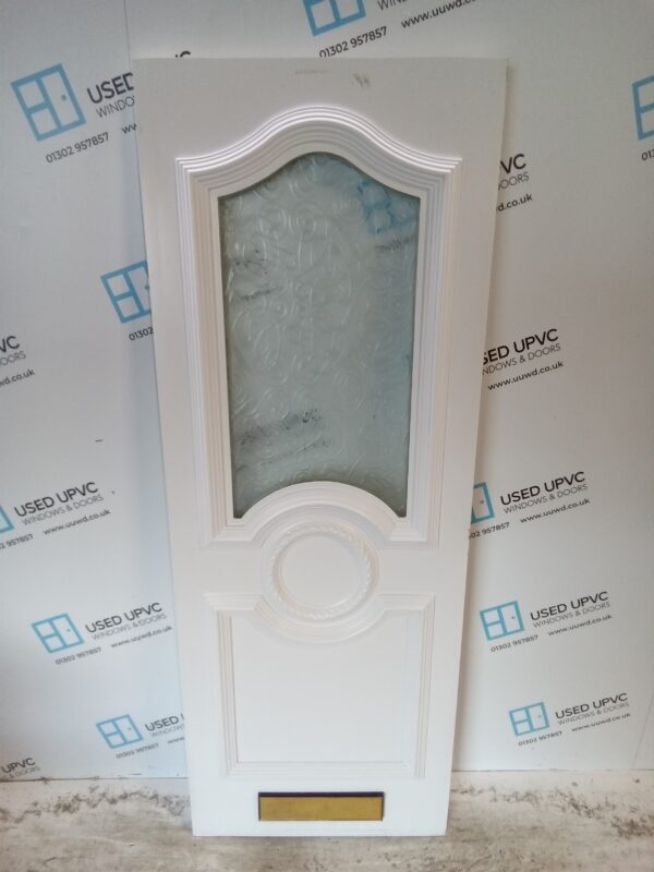 Used White Upvc Front Door Panel 607mm x 1640mm x 28mm UFDP0007