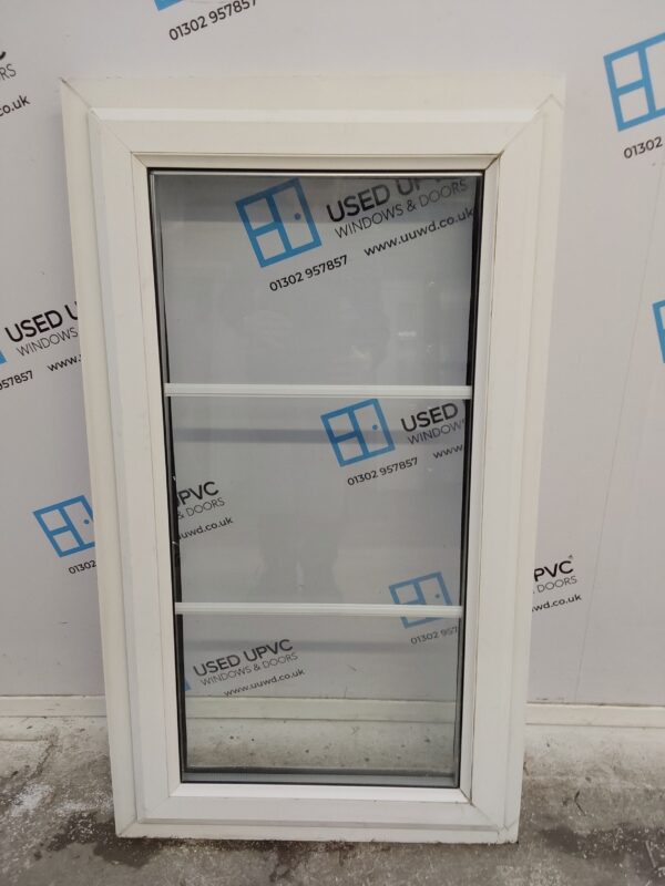 Used White Upvc Window 605mm x 1065mm W0156