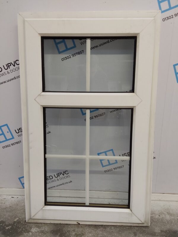 Used White Upvc Window 620mm x 1000mm W0121