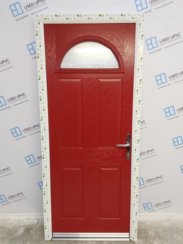 Brand New Red Composite Door 900mm x 2075mm ND81