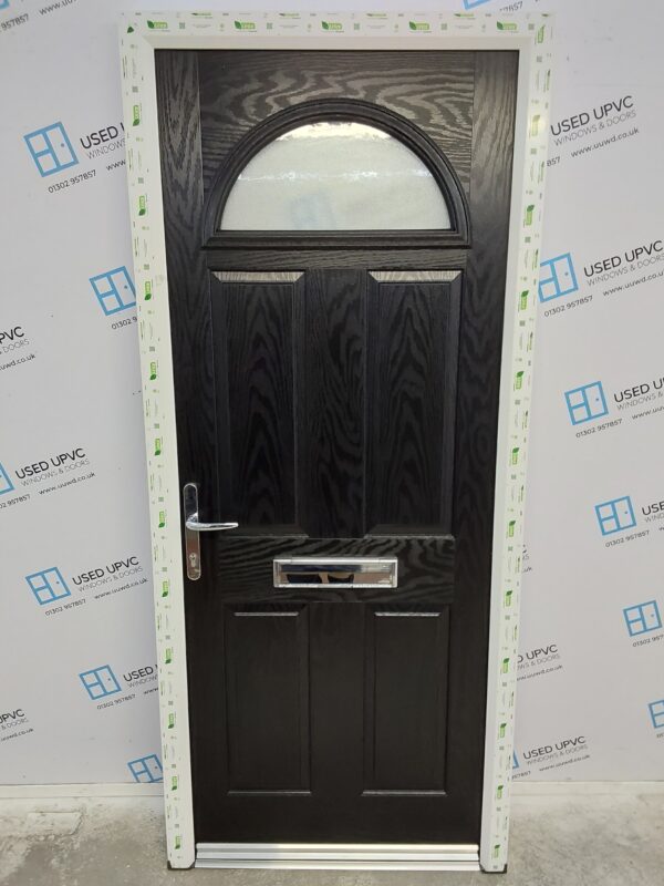 Brand New Black Composite Front Door 900mm x 2075mm ND96