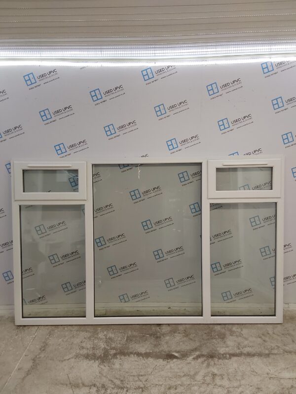 Used White Upvc Window 2500mm x 1570mm LW0059