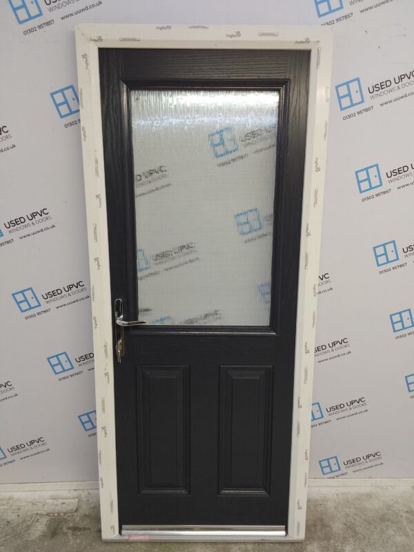 Brand New Anthracite Grey Composite Back Door 880mm x 2060mm ND80
