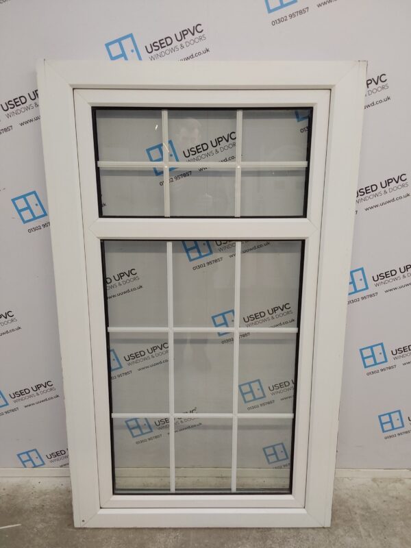 Used White Upvc Tilt And Turn Window 985mm x 1650mm (reduce to 935mm) LW0093