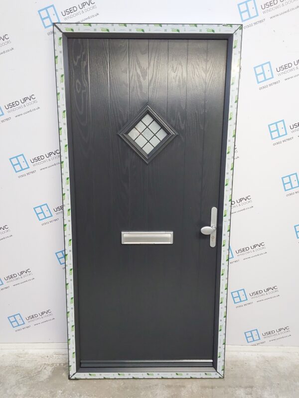 Brand New Anthracite Grey Composite Front Door 975mm x 2070mm ND66