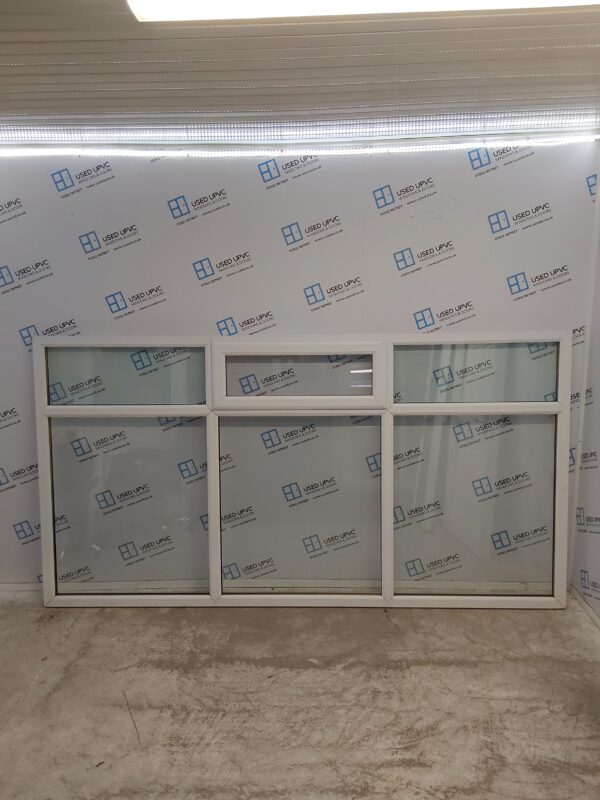 Used White Upvc Window 2800mm x 1465mm LW0051