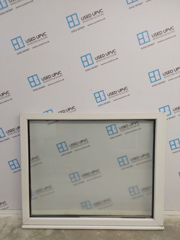 Used White Upvc Window 1280mm x 1055mm (reduce to 1260mm) C5008