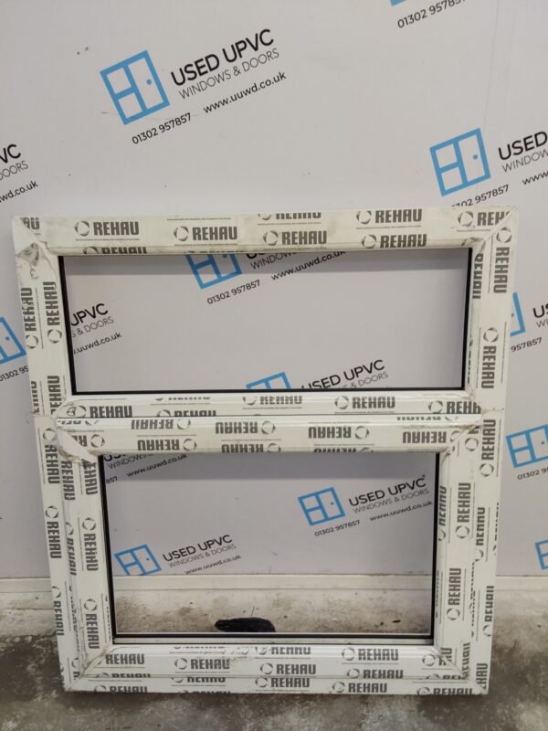 Brand New White Upvc Window Frame Unglazed 910mm x 1000mm USW109