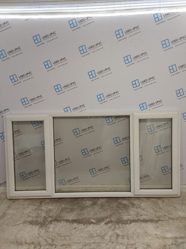 Used White Upvc Window 2385mm x 1185mm LW0054