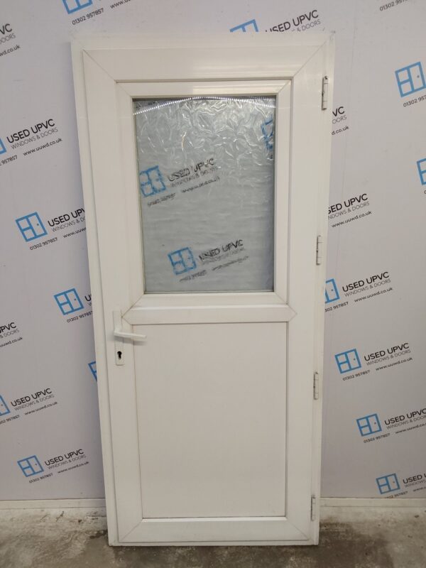 Used White Upvc Stable Back Door (outwards opening) 885mm x 1985mm 0150