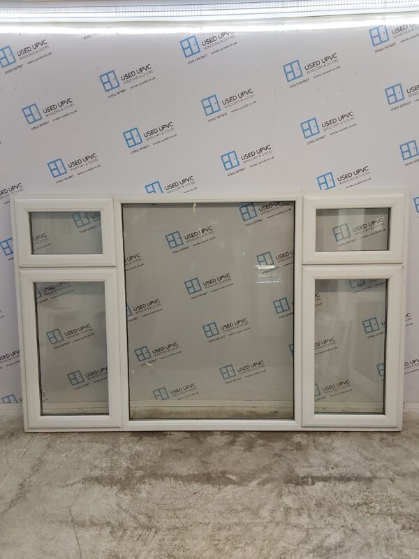 Used White Upvc Window 2385mm x 1500mm LW0026