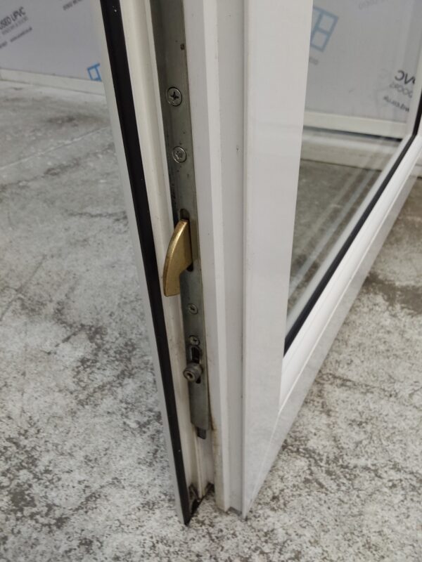 Used White Upvc Full Glass Back Door (outwards opening) 990mm x 2040mm 0055 - Image 6