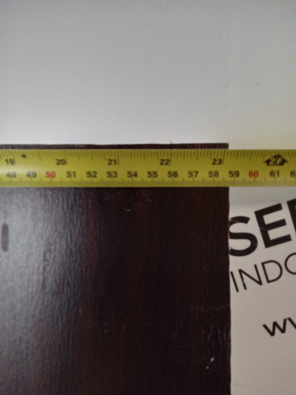 Used Rosewood Upvc Back Door Panel 588mm x 1815mm x 28mm UDP0044 - Image 2