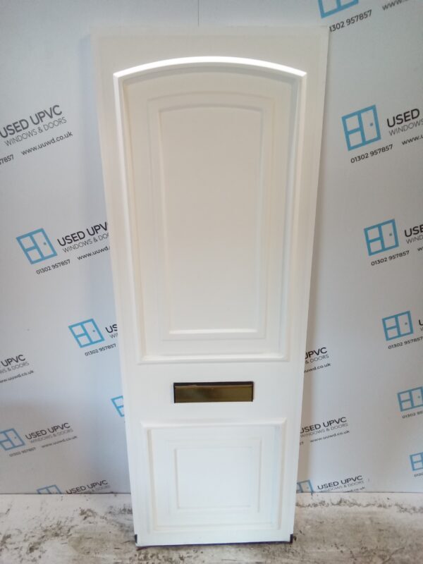 Used White Upvc Front Door Panel 576mm x 1662mm x 24mm 24UFDP017 - Image 4