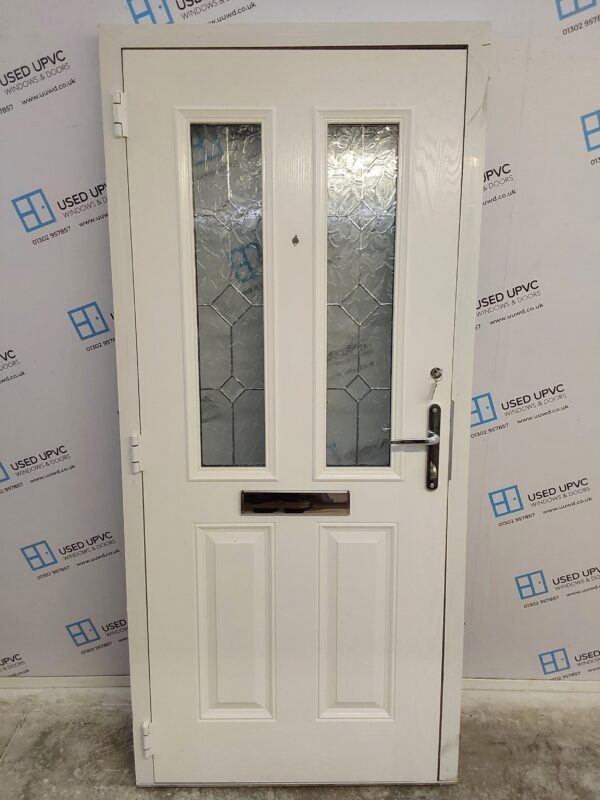 Used Chartwell Green Composite Front Door 950mm x 2090mm 0625 - Image 2