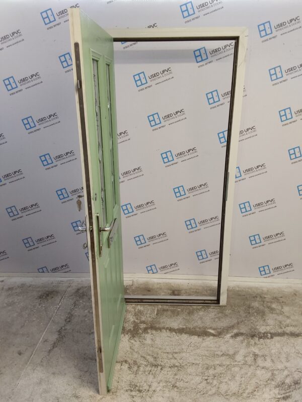 Used Chartwell Green Composite Front Door 950mm x 2090mm 0625 - Image 3