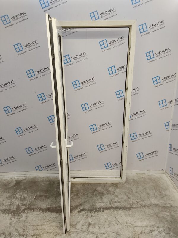 Used White Upvc Back Door 850mm x 2050mm C3D048 - Image 3
