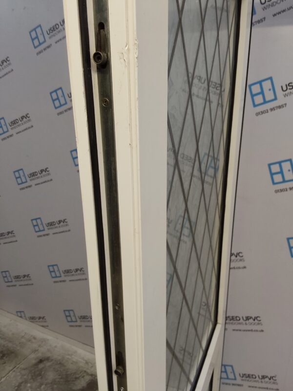 Used White Upvc Back Door 850mm x 2050mm C3D048 - Image 9