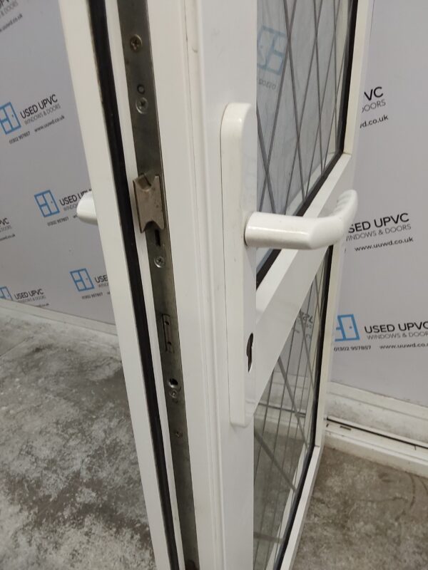 Used White Upvc Back Door 850mm x 2050mm C3D048 - Image 10