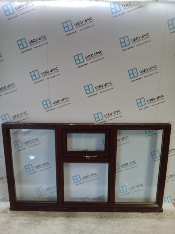 Used Woodgrain Upvc window 1790mm x 1065mm LW0035 - Image 4