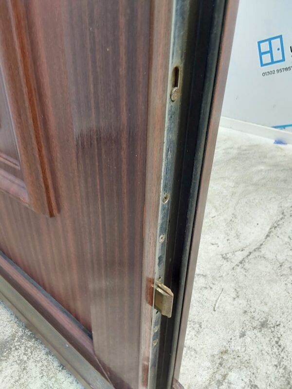 Used Woodgrain Upvc Back Door 920mm x 2070mm C3D038 - Image 6