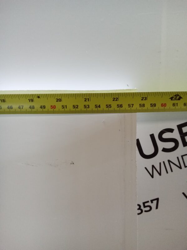 Used White Upvc Back Door Panel 575mm x 1814mm x 20mm UDP0041 - Image 2