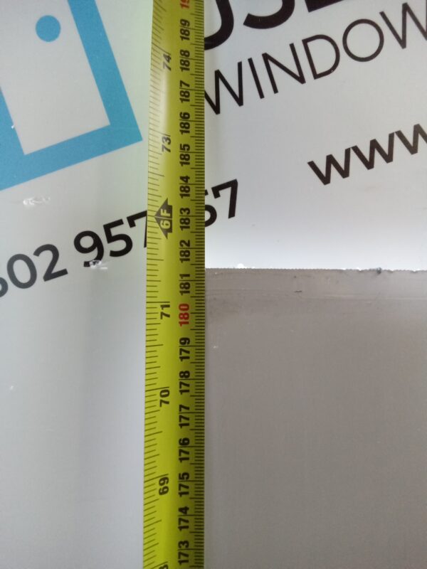 Used White Upvc Back Door Panel 575mm x 1814mm x 20mm UDP0041 - Image 3