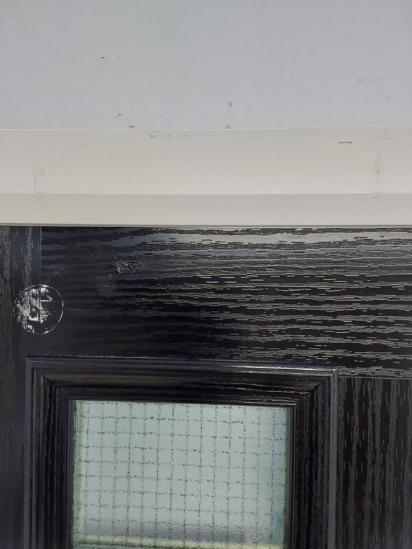 Used Black Composite Front Door 880mm x 2045mm 0579 - Image 4