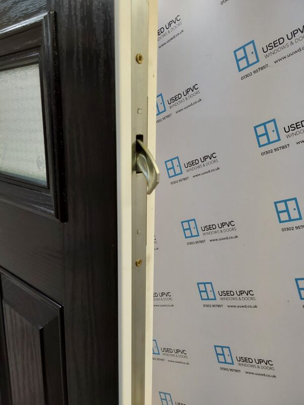 Used Black Composite Front Door 880mm x 2045mm 0579 - Image 6