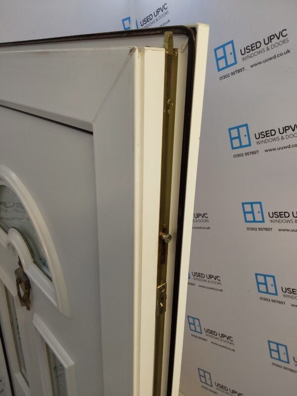 Used White Upvc Front Door 1000mm x 2085mm 0672 - Image 4