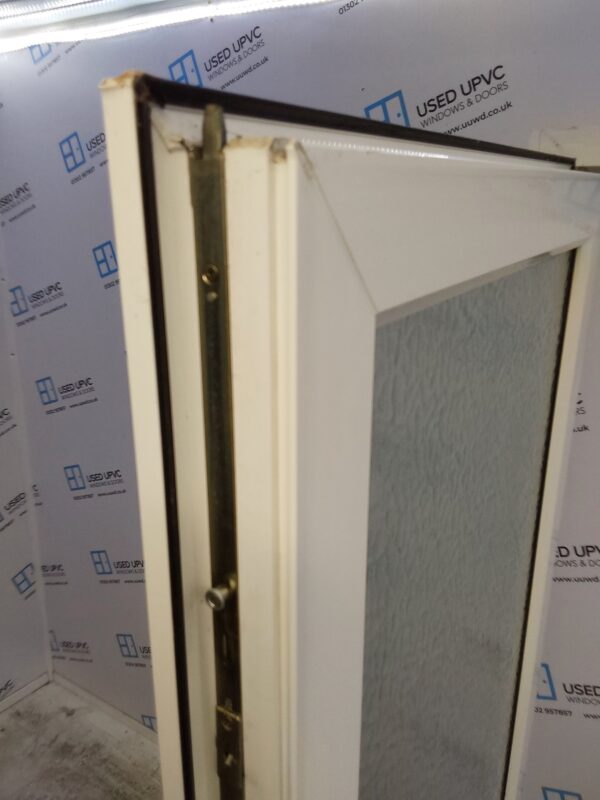 Used White Upvc Back Door 920mm x 2055mm (reduce to 905mm) C8D76 - Image 4