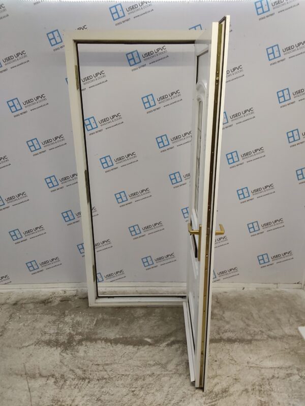 Used White Upvc Front Door 900mm x 2095mm C3D013 - Image 3