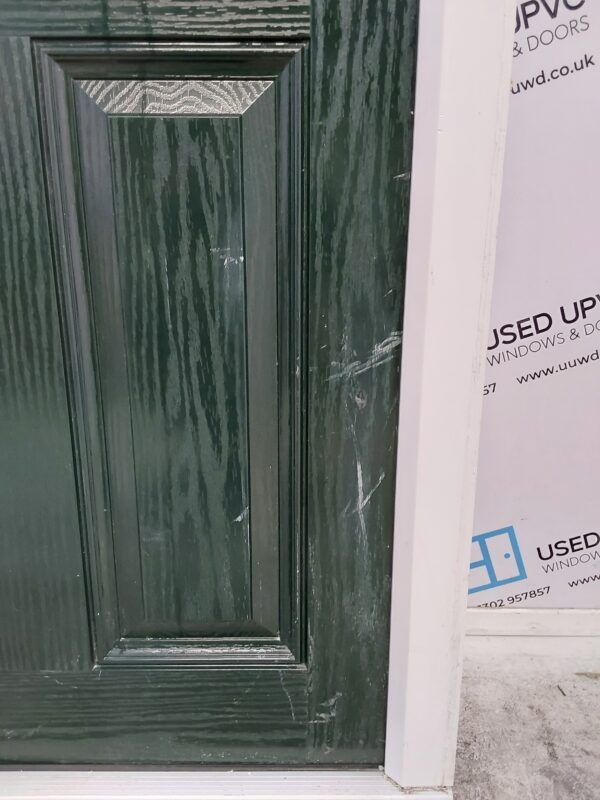 Used Green Composite Front Door 890mm x 1990mm 0828 - Image 4