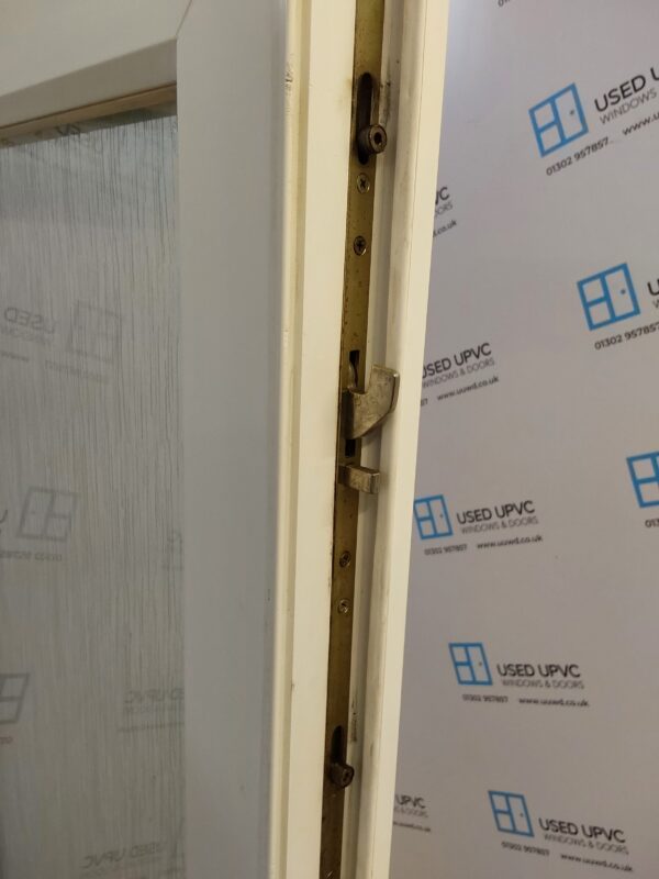 Used White Upvc French Doors 1375mm x 2025mm EA14 - Image 7