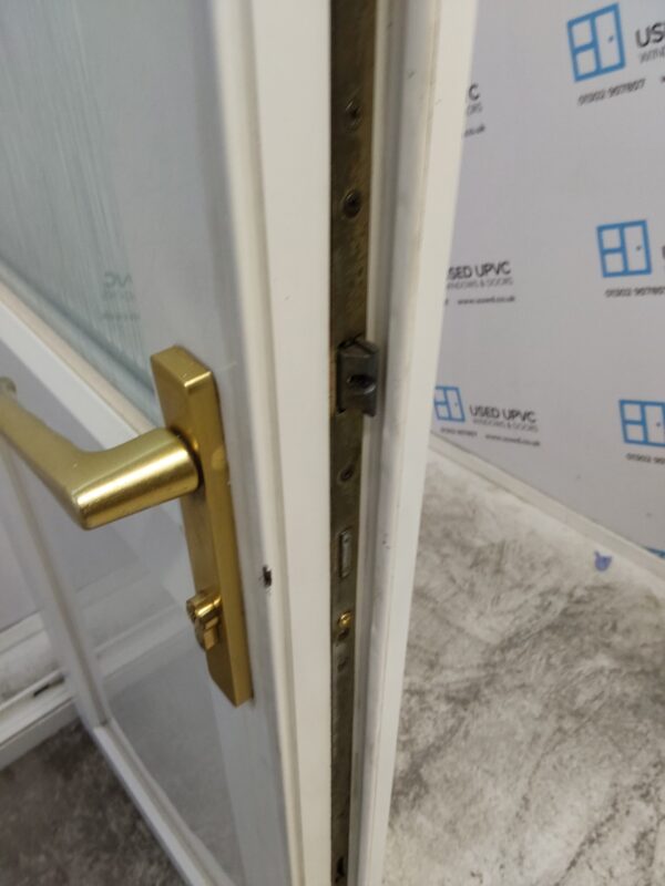 Used White Upvc French Doors 1375mm x 2025mm EA14 - Image 8