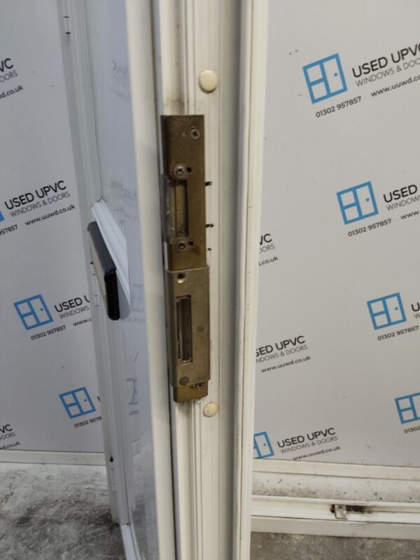 Used White Upvc French Doors 1375mm x 2025mm EA14 - Image 11