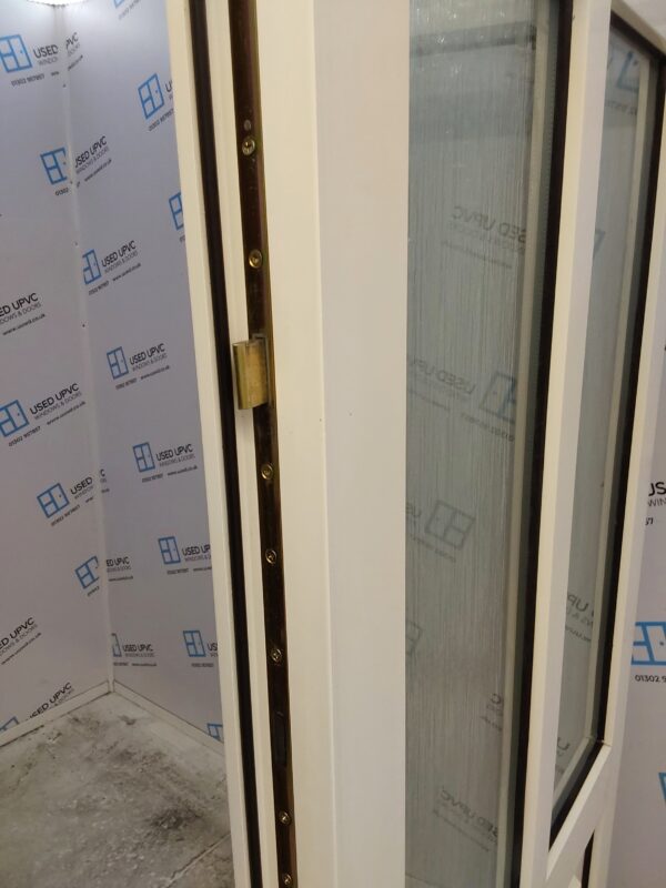 Used White Upvc Front Door And Side Panel 1380mm x 2030mm DS0008 - Image 4