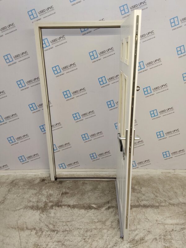 Used White Composite Front Door 1005mm x 2010mm 0437 - Image 3