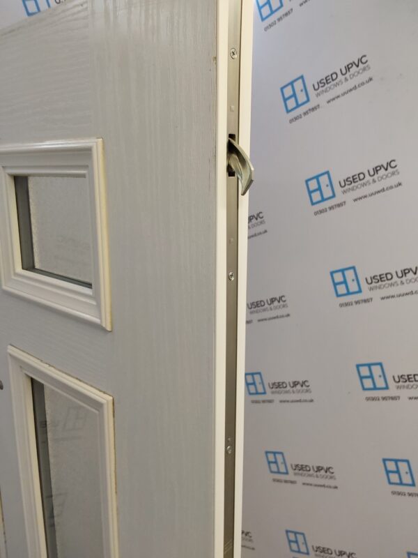 Used White Composite Front Door 1005mm x 2010mm 0437 - Image 4