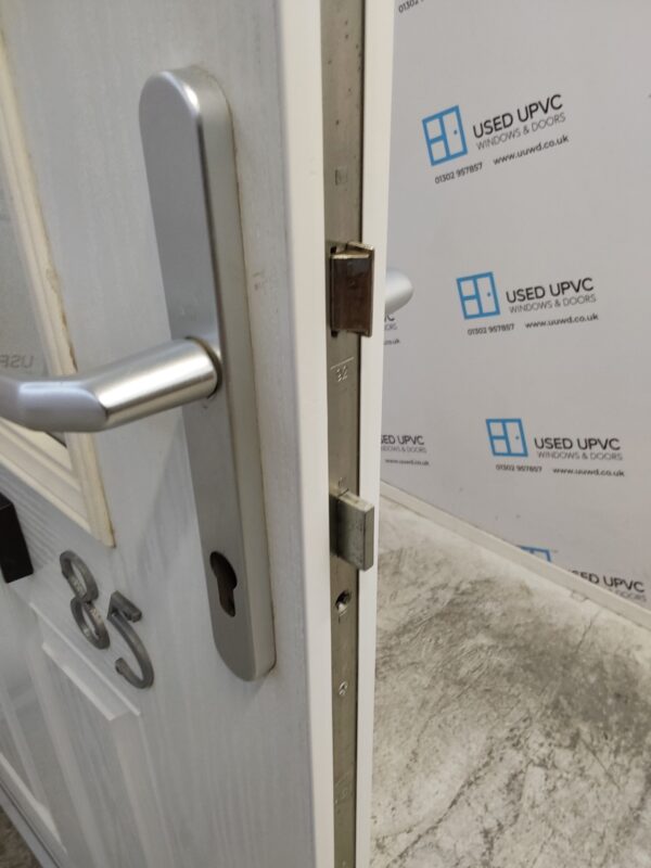 Used White Composite Front Door 1005mm x 2010mm 0437 - Image 5