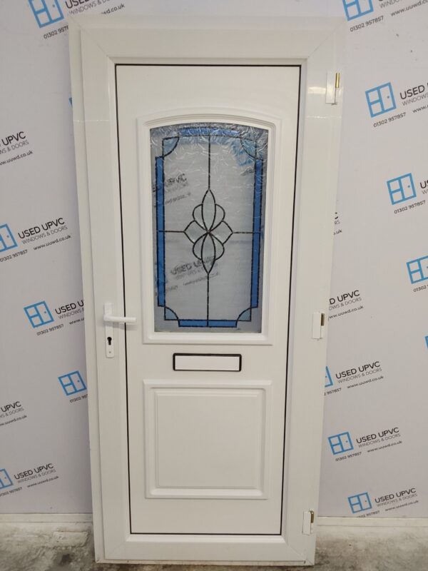 Used White Upvc Front Door 915mm x 2090mm 0428 - Image 2