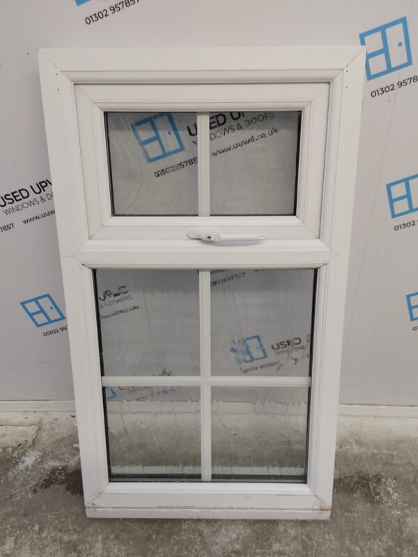 Used White Upvc Window 620mm x 1080mm W0046 - Image 2