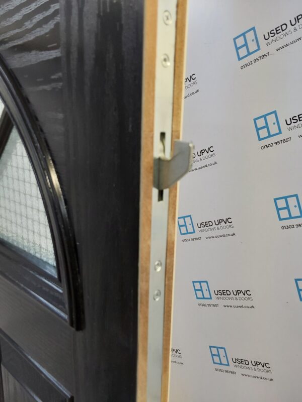 Used Black Composite Front Door 840mm x 1985mm 0718 - Image 8