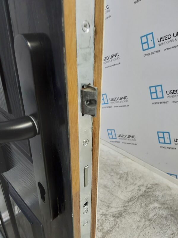 Used Black Composite Front Door 840mm x 1985mm 0718 - Image 6
