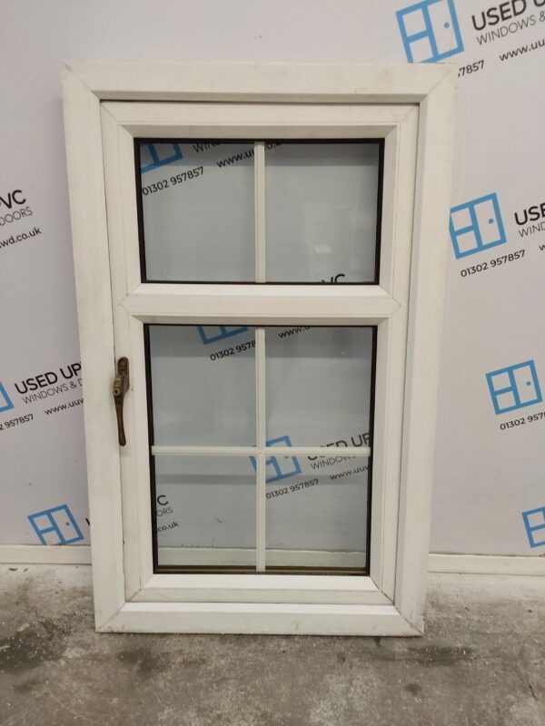 Used White Upvc Window 620mm x 1000mm W0121 - Image 2