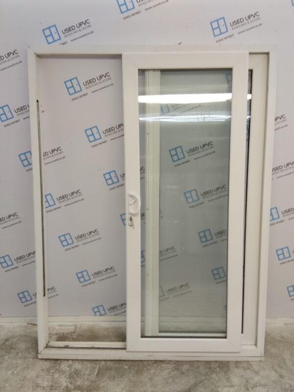 Used White Upvc Sliding Patio Doors 1530mm x 2055mm EA8 - Image 4