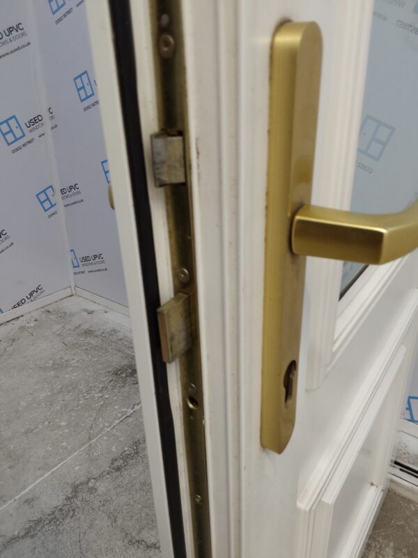 Used White Upvc Back Door 860mm x 1990mm C3D056 - Image 5