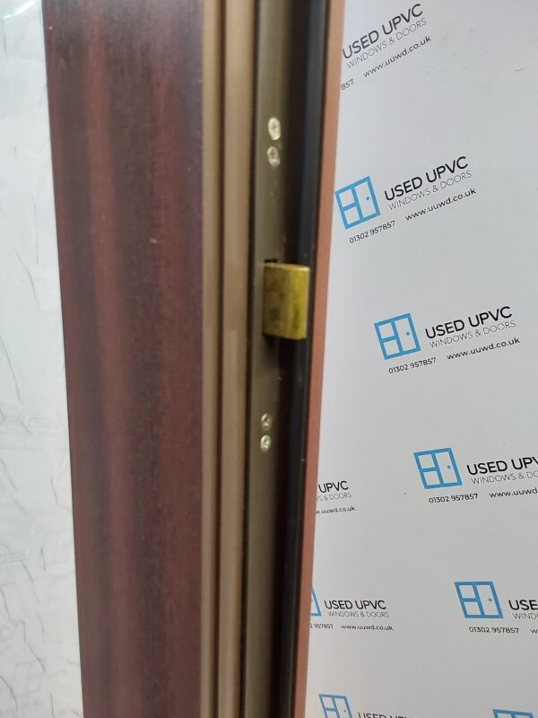 Used Woodgrain Upvc Back Door 935mm x 2040mm 0662 - Image 5